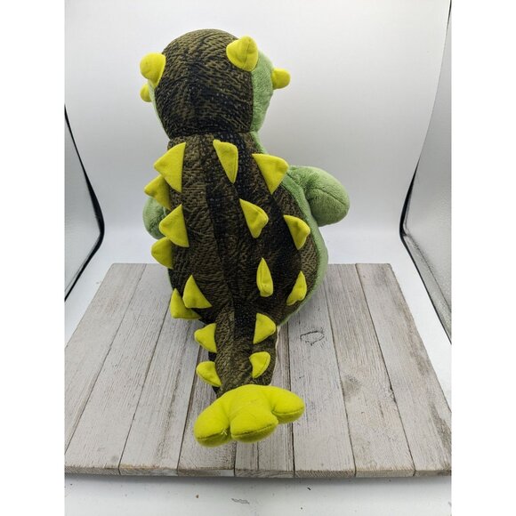 Build A Bear Ankylosaurus Dinosaur 18" Plush Stuffed Animal Green Spikes Dino - Picture 2 of 5